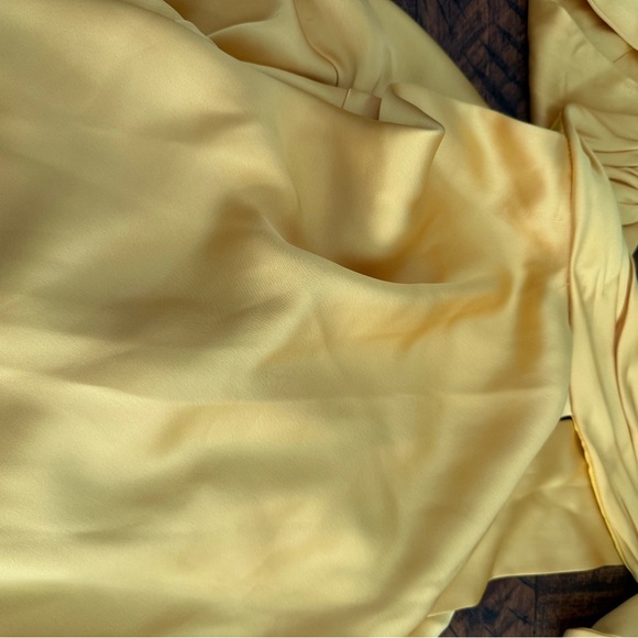 GORGEOUS Ramy Brooks Tatiana Yellow Halter Neck Dress SZ 16 NWT - Picture 6 of 6